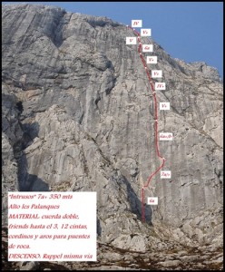 Croquis Alto Les Palanques - Intrusos 350m MD+ 7a+ (6b A0 Oblig) (Victor Sanchez)_thumb[2]