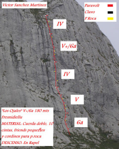 Fresnidiello - Los ojales 200m MD- 6a (Victor Sanchez)